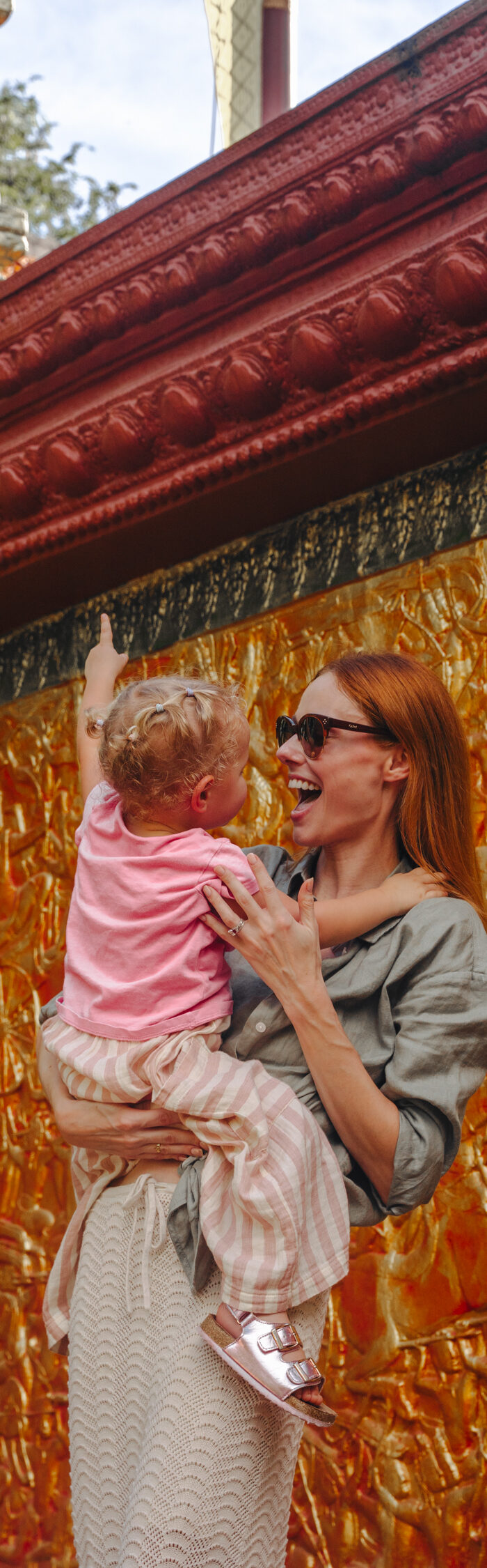 Miss USA 2011 Alyssa Campanella of The A List blog visits Wat Phnom in Phnom Penh, Cambodia