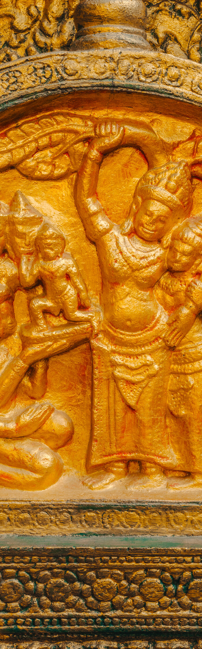 Miss USA 2011 Alyssa Campanella of The A List blog visits Wat Phnom in Phnom Penh, Cambodia