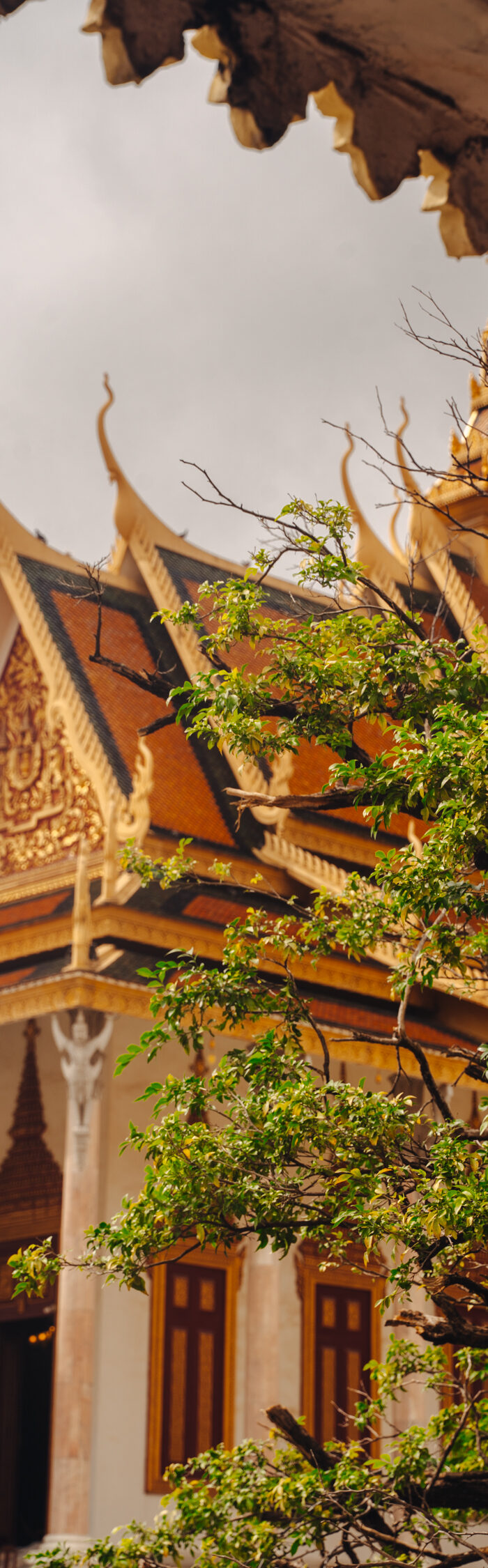 Miss USA 2011 Alyssa Campanella of The A List blog visits the royal palace in Phnom Penh, Cambodia