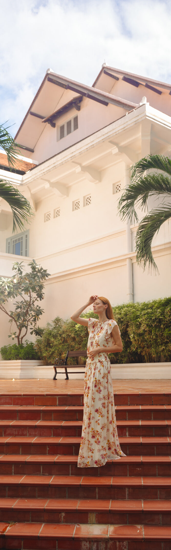 Miss USA 2011 Alyssa Campanella visits Raffles Le Royal Phnom Penh
