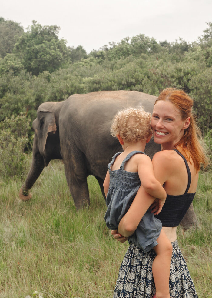 Miss USA 2011 Alyssa Campanella of The A List blog visits Kulen Elephant Forest outside of Siem Reap, Cambodia