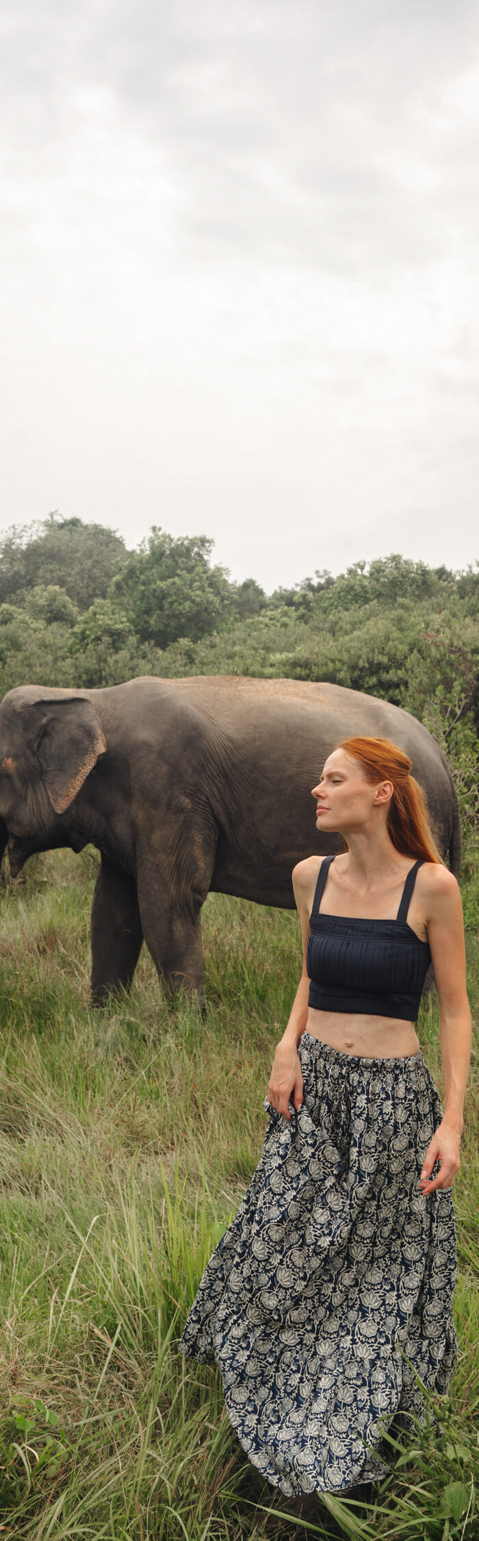 Miss USA 2011 Alyssa Campanella of The A List blog visits Kulen Elephant Forest outside of Siem Reap, Cambodia
