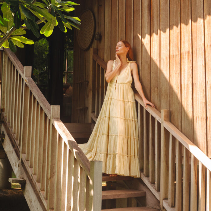 Miss USA 2011 Alyssa Campanella of The A List blog visits Zannier Phum Baitang in Sieam Reap, Cambodia