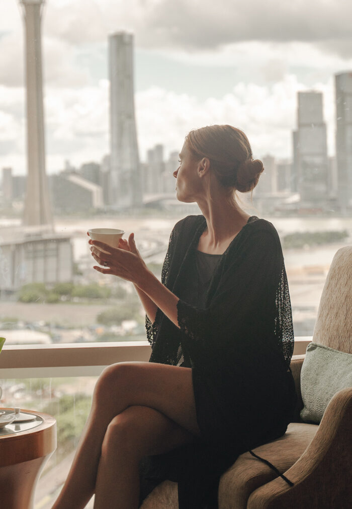 Miss USA 2011 Alyssa Campanella of The A List blog stays at Mandarin Oriental Macau for their 15th anniversary.