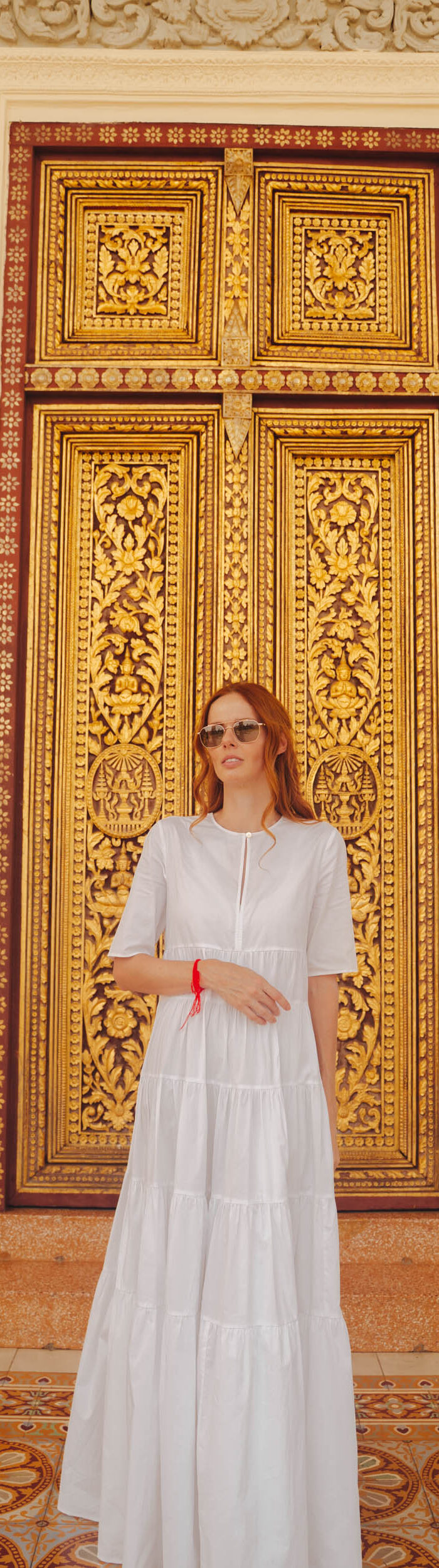 Miss USA 2011 Alyssa Campanella of The A List blog visits Raffles Hotel Le Royal in Phnom Penh, Cambodia for The Butler Did It A Tale of Two Cities