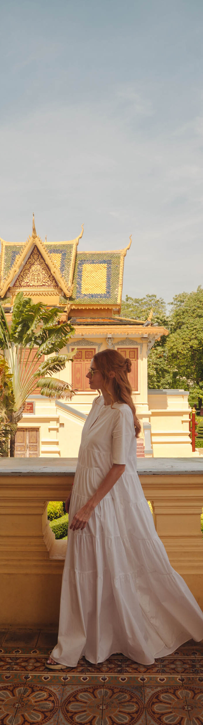Miss USA 2011 Alyssa Campanella of The A List blog visits Raffles Hotel Le Royal in Phnom Penh, Cambodia for The Butler Did It A Tale of Two Cities