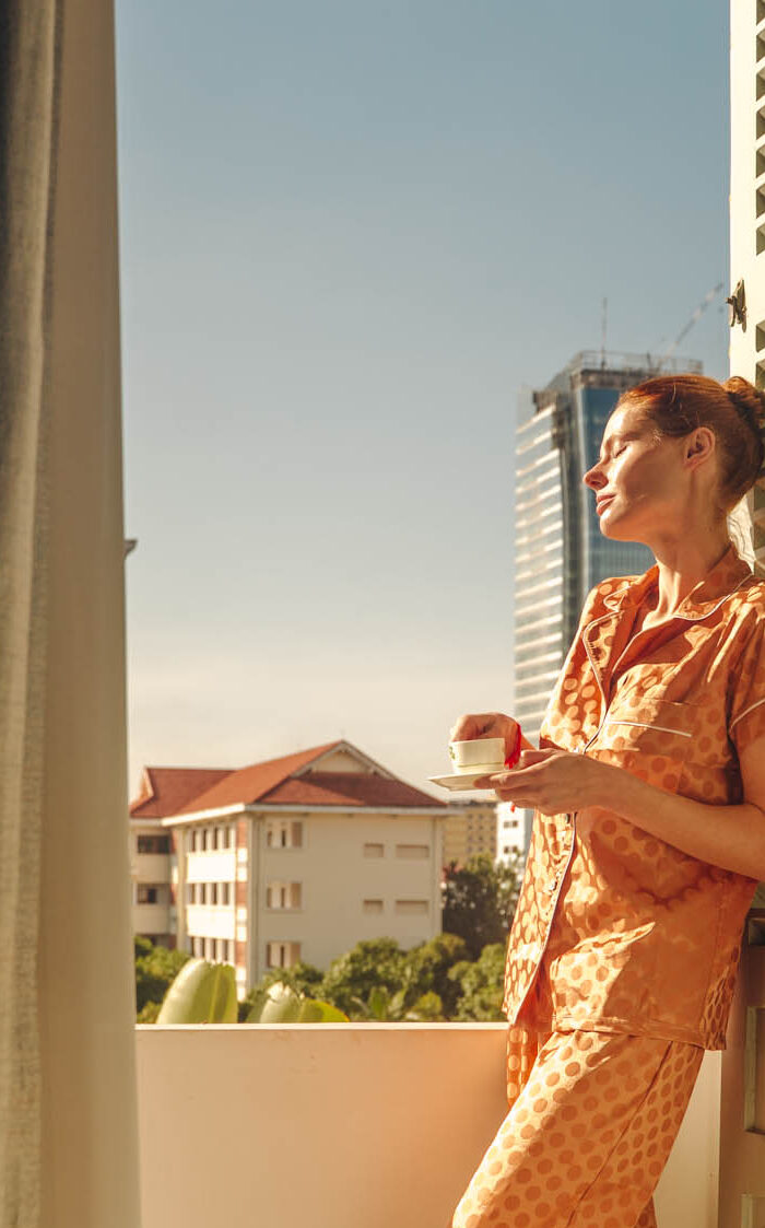 Miss USA 2011 Alyssa Campanella of The A List blog visits Raffles Hotel Le Royal in Phnom Penh, Cambodia for The Butler Did It A Tale of Two Cities