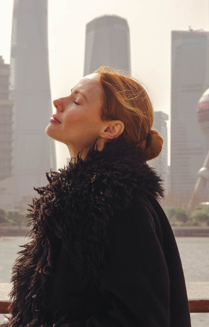 Miss USA 2011 Alyssa Campanella of The A List blog visits Shanghai, China