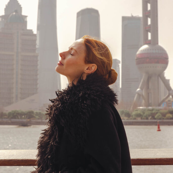 Miss USA 2011 Alyssa Campanella of The A List blog visits Shanghai, China