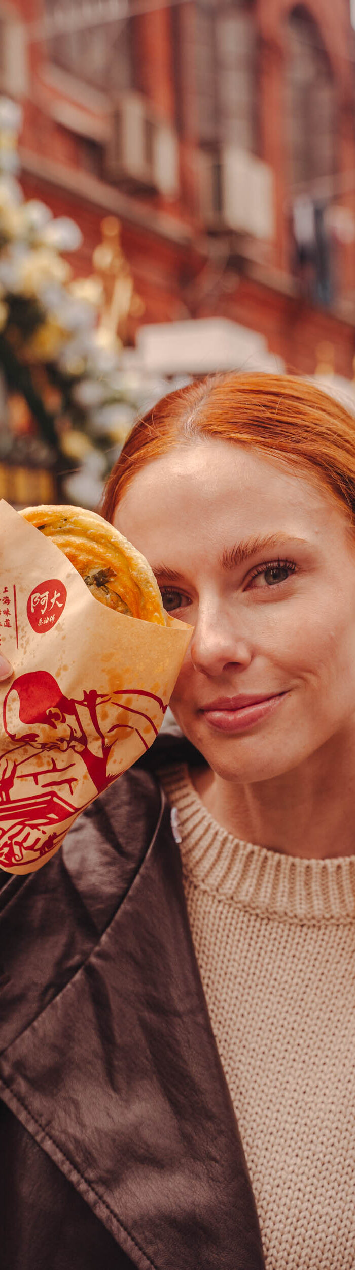 Miss USA 2011 Alyssa Campanella of The A List blog visits Upper House Shanghai and tries Adacong Fried Cake
