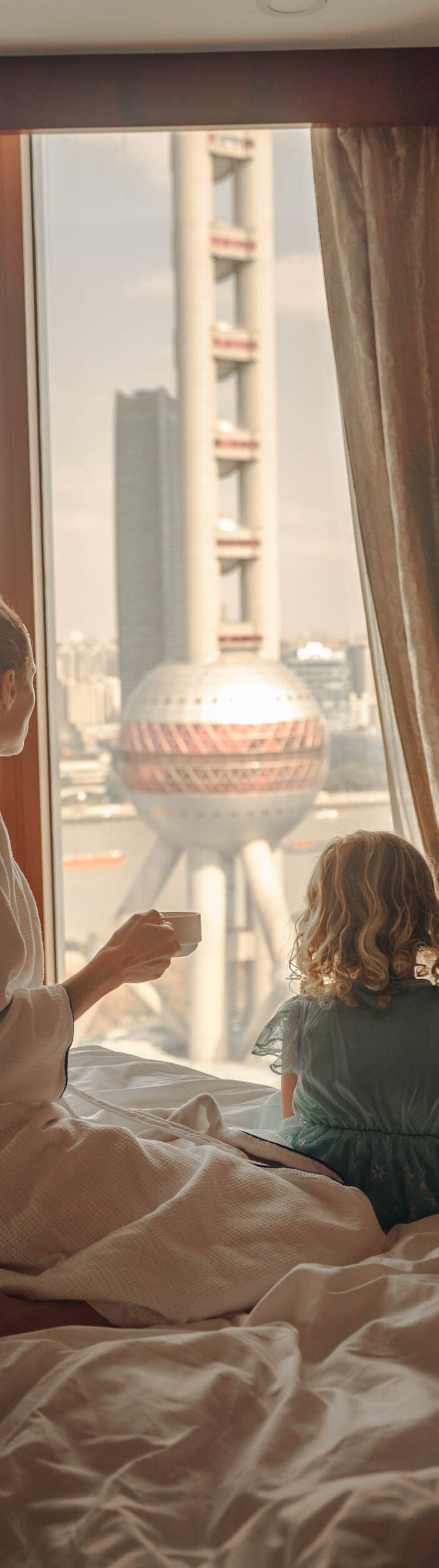 Miss USA 2011 Alyssa Campanella of The A List visits Pudong Shangri-La in Shanghai, China