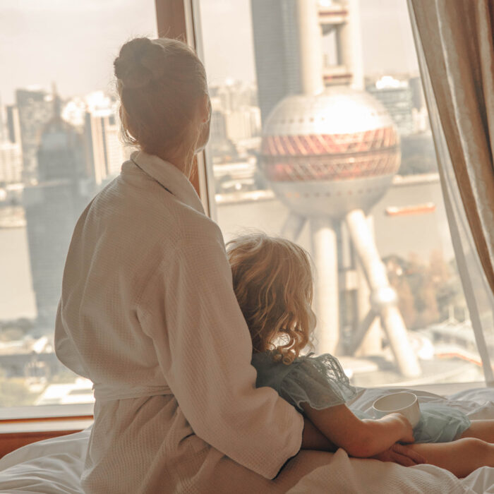 Miss USA 2011 Alyssa Campanella of The A List visits Pudong Shangri-La in Shanghai, China