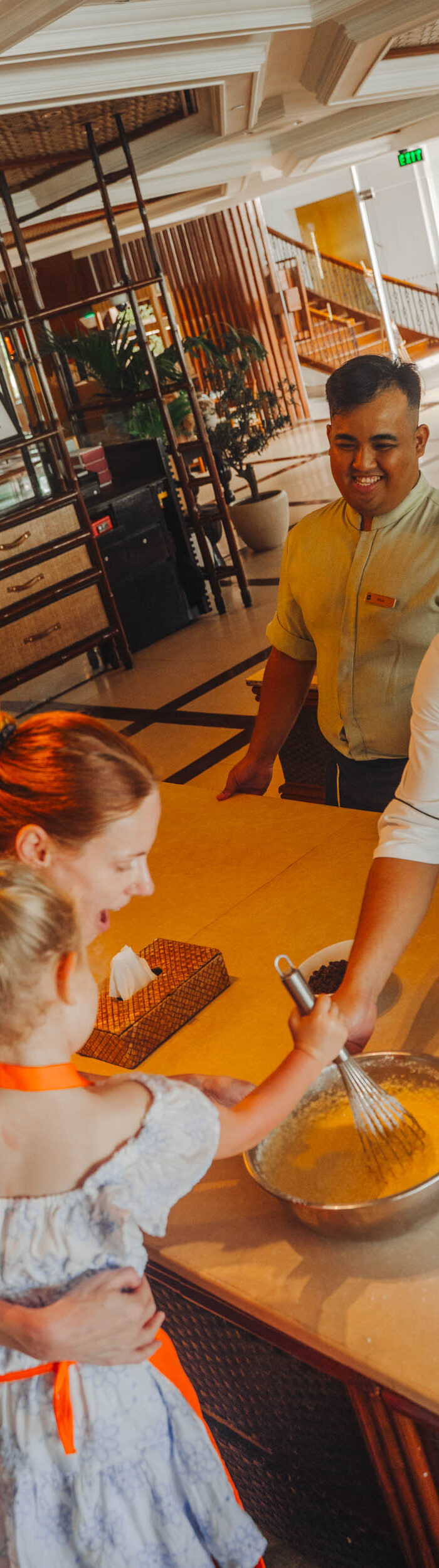 Miss USA 2011 Alyssa Campanella of The A List visits Shangri-La Mactan in Cebu, Philippines