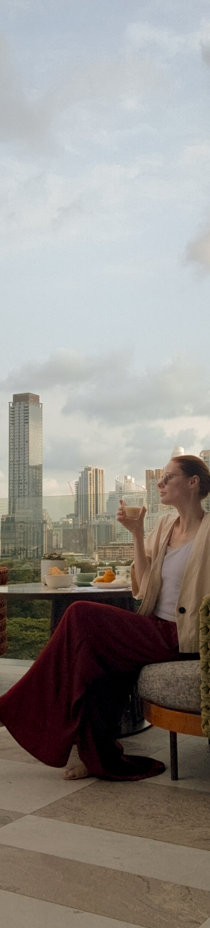 Miss USA 2011 Alyssa Campanella of The A List blog visits Andaz One Bangkok in Bangkok, Thailand