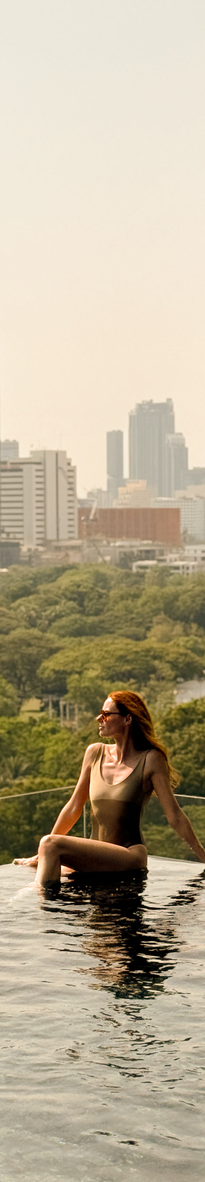 Miss USA 2011 Alyssa Campanella of The A List blog visits Andaz One Bangkok in Bangkok, Thailand